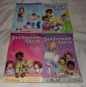 Set of 4 Sleepover Squad series books #1-4 - Picture 1 of 1