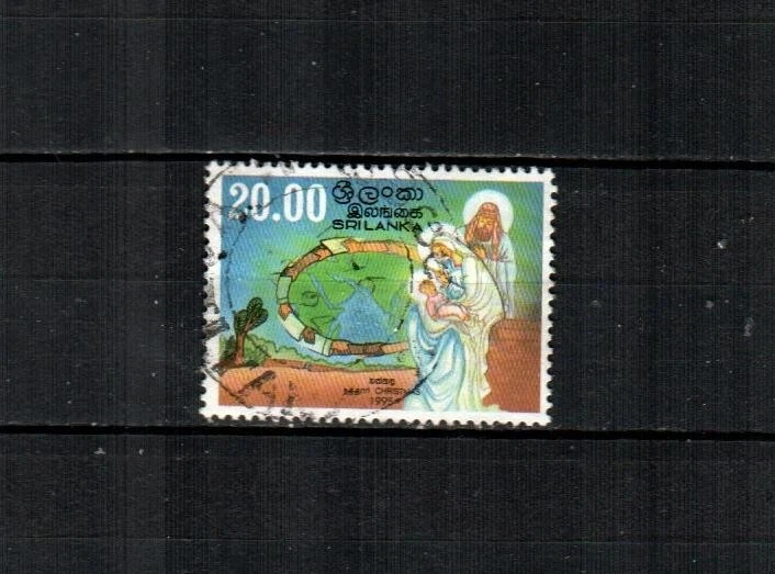SRI LANKA Scott's 1145 ( 1v ) Christmas, Nativity F/VF Used ( 1995 ) #1 - Image 1 of 1