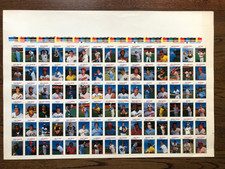 1979 Hostess panel near complete set Uncut Proof Sheet W/ SP George Brett Seaver