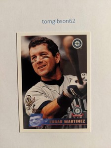1996 Team Topps Edgar Martinez #247   Seattle Mariners Free Shipping