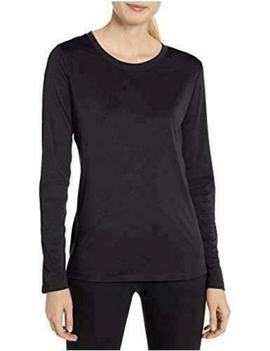 Pullover deportivo Hanes manga larga cómodo equipo de rendimiento negro talla pequeña Foto 1 de 1