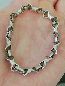 Bracelet unisexe en argent massif - Picture 1 of 12