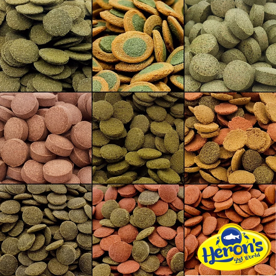 HERONS PREMIUM BOTTOM FEEDERS FOOD Algae Wafers, Multi Wafers, Wafer Mix etc. - Image 1 of 1