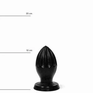 All Black AB 31 Plug Analplug Buttplug Anal Schwarz PVC Unisex Anus Phthalatfrei - Bild 1 von 4