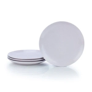 Everything Kitchens Modern Colorful Neutrals - Rippled 10.5" Dinner Plates (Set - Picture 1 of 5