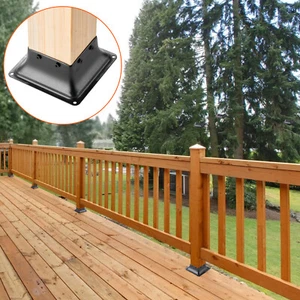VEVOR Soporte Base Poste de Madera 102x102 mm 4 Piezas para Anclaje de Poste - Zdjęcie 1 z 12