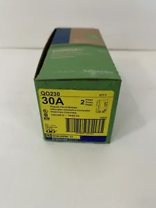 Lot Of 5 Square D QO230 2-Pole 30A 120/240V Plug-In Circuit Breaker - Picture 1 of 8
