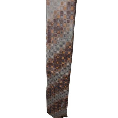 Corbata de seda con estampado plateado, crema, bronce Kenneth Cole Reaction usada en excelente estado para hombre, T82 Foto 1 de 4