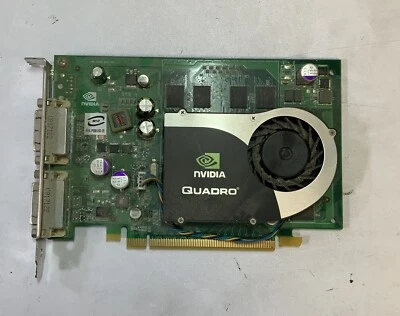 NVIDIA Quadro FX 570 256MB DDR2 Video Card with 2-DVI Port "I1D" - Image 1 of 4