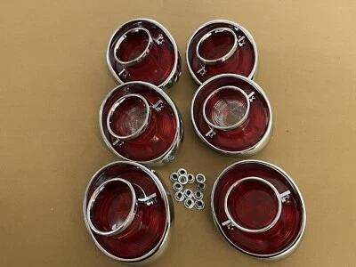 1964 Impala Ful-Size Tail Light & Back up lens Assembly Set - Image 1 of 4