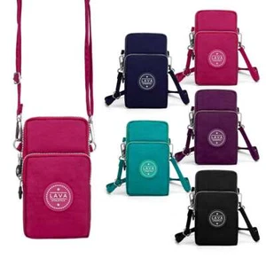 Damen kleine Handy Geldbörse Portemonnaie Handtasche Etui Schultertasche Umhängetasche - Bild 1 von 16