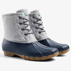 KOLILI Womens Duck Boots Insulated Weather Waterproof Winter Boots NEW SIZE 9 - Picture 1 of 6