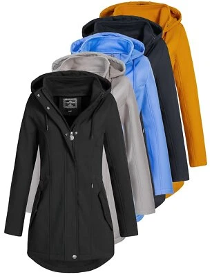 Damen Jacke Softshelljacke Übergangsjacke Damenjacke Parka Eight2Nine LETN-041 - Bild 1 von 4