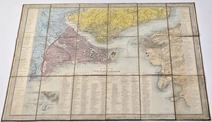 Turquie, Grand PLAN DE CONSTANTINOPLE & DE SES FAUBOURGS. Hellert 1836. Istambul - Picture 1 of 5