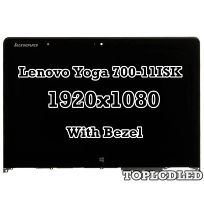 11,6" Lenovo YOGA 700-11ISK 80QD LED Bildschirm LCD Berühren  Rahmen Baugruppe - Bild 1 von 4
