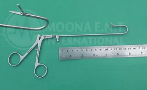 Pinza di presa nasale 180° gradi curva rinoscopia pinza otorinolaringoiatra - Foto 1 di 4