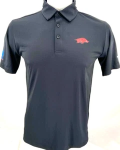 NEW UA Arkansas Razorbacks Columbia Omni-Wick Drive Polo SS Golf Shirt Men's M - Picture 1 of 8