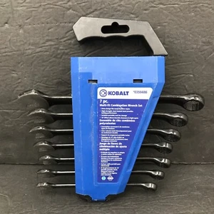 Kobalt 7 pc Metric Multi-fit Combination Wrench Set 0359486 Complete Used - Picture 1 of 5