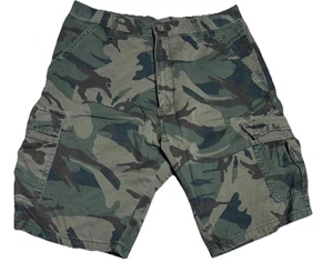 Wrangler Boy's Camouflage Cargo Shorts Size 16 (irreg) #FR05 - Foto 1 di 5