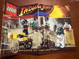 LEGO 7195 Instruction Book Only - Indiana Jones, Ambush in Cairo