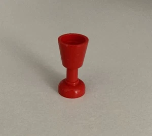 80er Jahre Lego roter Kelch Tasse Minifigur Castle Ritter Vintage - Bild 1 von 1