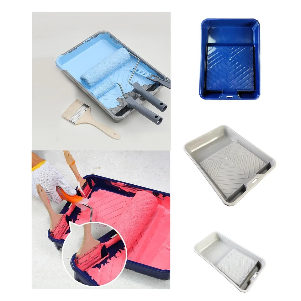 Bac à Peinture Outils D'application Murale Robuste Conception Unique Pieds - Photo 1/1