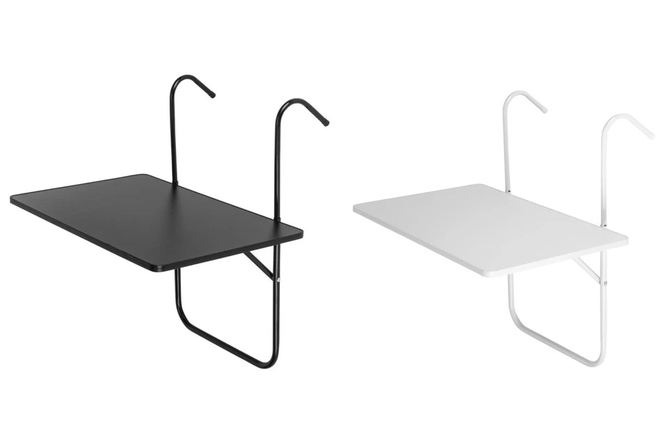 Livarno Home Balkon Hängetisch Klappbar Wetterfest Höhenverstellbar 60x40 cm - Bild 1 von 1