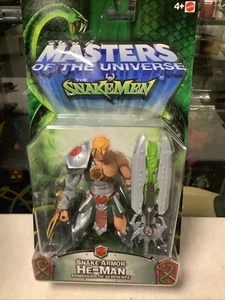Mattel Masters Of The Universe Vs Snakemen 2003 Snake Armor He-man Brand New - Picture 1 of 3