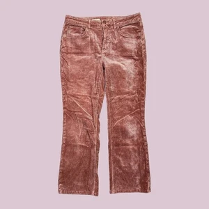Pilcro Anthropologie Damenhose Rouge Mauve Pink Cord gerades Bein Größe 30 - Bild 1 von 5