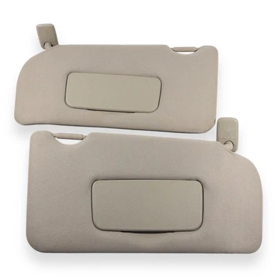 2007-2012 Nissan Altima Driver & Passenger Side Sun Visor Pair Set Tan - Image 1 of 4