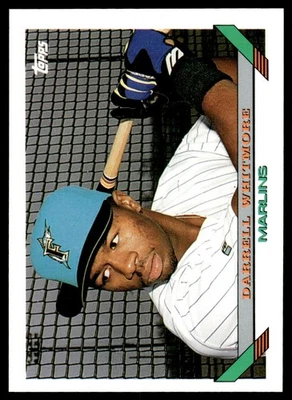 1993 Topps Darrell Whitmore Florida Marlins #697 - Image 1 of 2