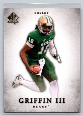 ROBERT GRIFFIN III BAYLOR RC  2012 UPPER DECK UD SP AUTHENTIC SPA #10 - Image 1 of 2