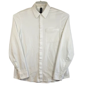 Lululemon Commission Shirt Mens Medium Long Sleeve Button Up White - Picture 1 of 11