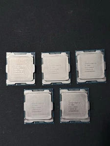 LOT OF 5 Intel Core I9-7900X Processors 10 Core LGA 2066 SR3L2 - Picture 1 of 2