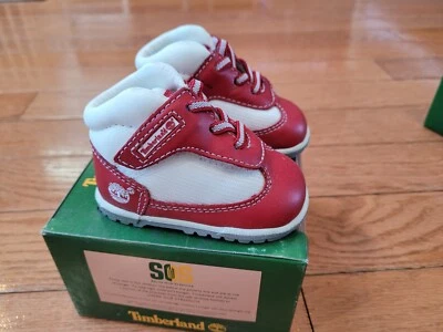 Timberland Botas Infantiles Rojo Talla 1 Foto 1 de 4