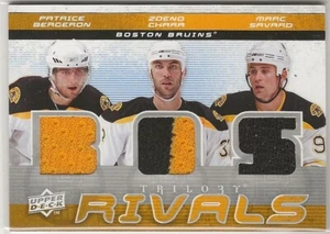 2008 2008-09 Upper Deck Trilogy Rivals Bergeron Chara Savard Gomez Drury Zherdev - Picture 1 of 2
