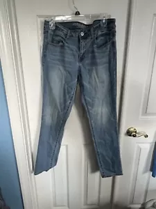 American Eagle Hi-Rise Jeggings Jeans Women's Size 12 Super Stretch - Picture 1 of 6