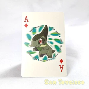 Pokémon BW Playing Card Poker Game - Axew Card 3.5in Unova Nintendo 2010 - Picture 1 of 2