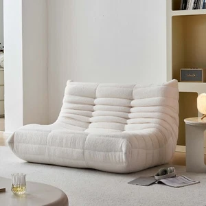 Tatami Bed Bean Bag Chair Floor Sofa Caterpillar Lazy Sofa Chesterfield Loveseat - Picture 1 of 13