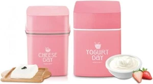 Roichen No Electric Homemade Yogurt Maker & Cheese Set Pink Color - Picture 1 of 5