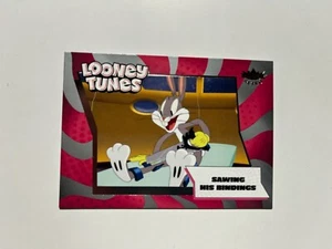 2024 Fleer Retro Looney Tunes Skybox Trading Card 78 SAWING HIS BINDINGS - Picture 1 of 4