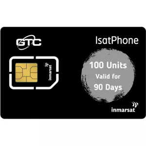 Inmarsat IsatPhone PREPAID SIM - 100 Units / 90 days | Global | Airtime | SOS | - Picture 1 of 3