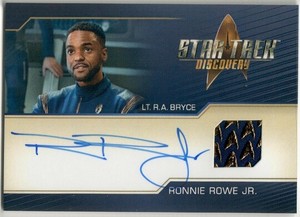 Star Trek Discovery Season Three - Ronnie Rowe Jr as Lt RA Bryce - Auto Relic v1