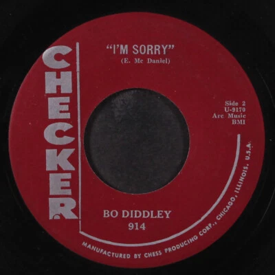 BO DIDDLEY: i'm sorry / oh yea CHECKER 7" Single 45 RPM - Image 1 of 2