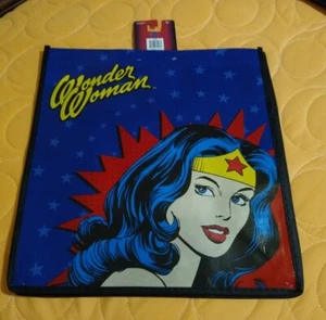 DC Comics Wonder Woman Superhero Reusable Eco Blue Gift/Shopping Bag 🆕🆓ship! - Picture 1 of 4