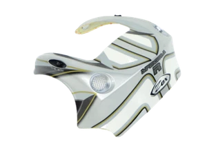 Cascos Zox ventilación superior plata blanco gris casco Spectra R 86-93525 - Imagen 1 de 3