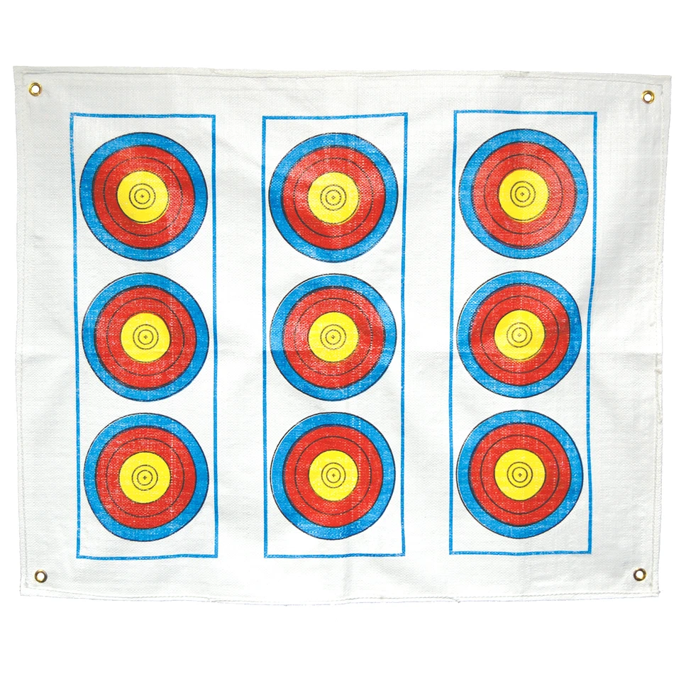 Morrell Vertical 3 Spot Polypropylene Target Face with Grommets and Self-Healing - Image 1 of 1