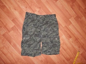 Lucky Brand Youth Boys Size 18 Army Greens Camo Cargo Long Bermuda Shorts 4653 - Picture 1 of 17