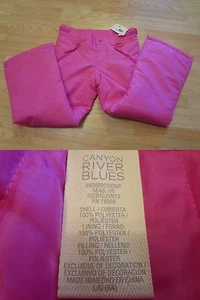 Pantalones de nieve rosa Canyon River Blues L para niñas jóvenes nuevos con etiquetas  - Imagen 1 de 1