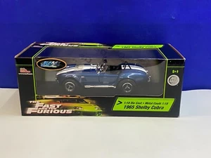 ERTL RACING CHAMPIONS 1/18 SCALE RARE THE FAST & THE FURIOUS 1965 SHELBY COBRA - Picture 1 of 8